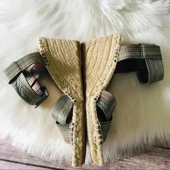 Vince Espadrilles Wedges Sandals Shoes Sz 9 - Picture 5 of 8